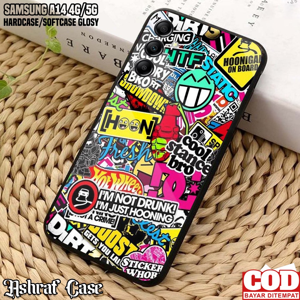 Case Samsung A14 4G 5G - Casing Hp Samsung A14 4G 5G ( GRAFF) Silikon Hp Samsung A14 - Kondom hp - K