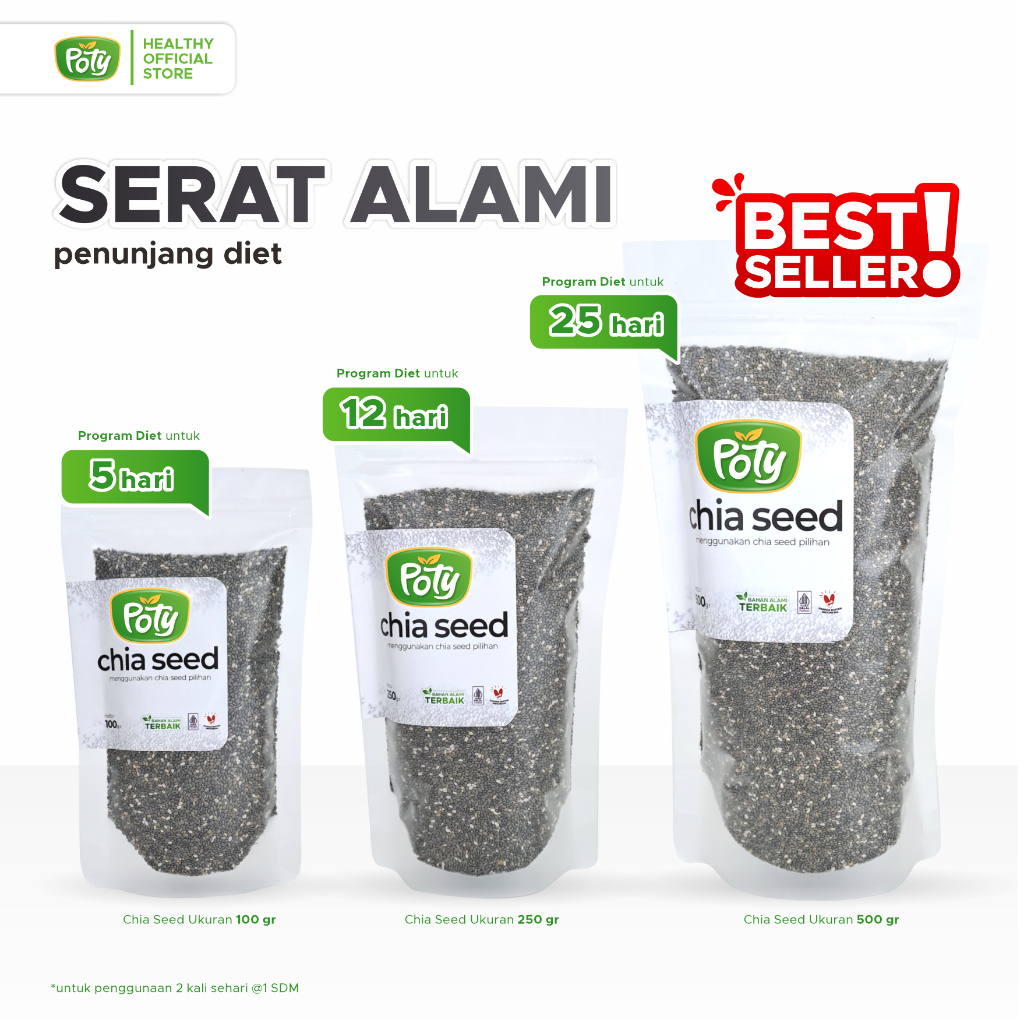 

2Xbtygneal Sakha Snack ) Organic Black Chia Seed Chiaseed Organik Jsr Rempah Herbal Premium 1Kg