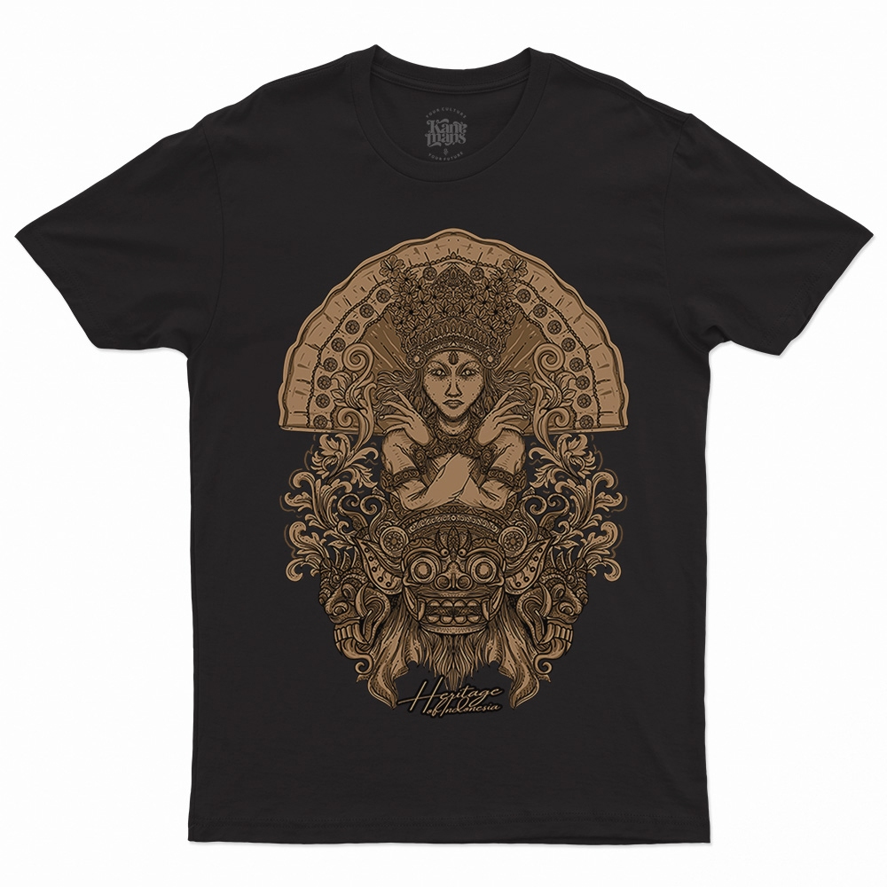 KANEMANS ART - BALI CULTURE - KAOS BALI - BARONG - RANGDA LEAK - LEGONG - COTTON COMBED24