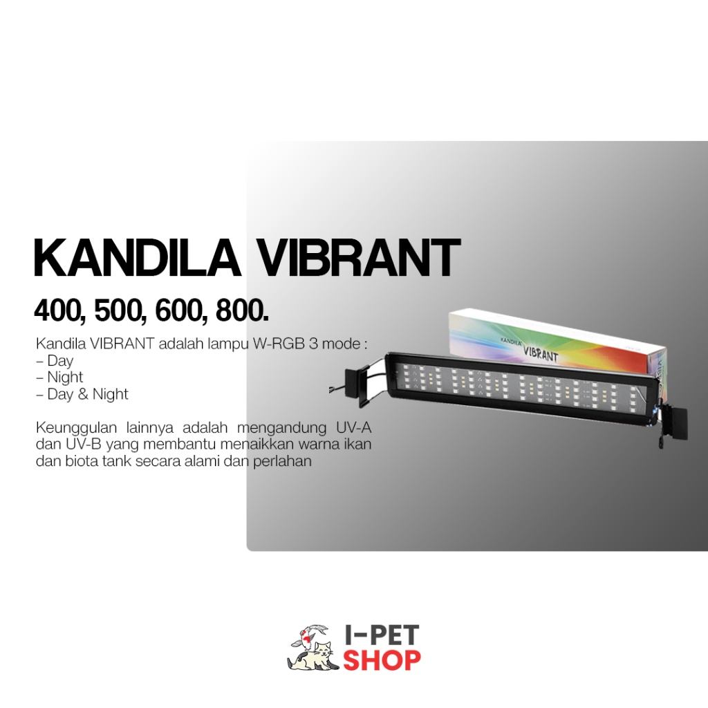Kandila Vibrant LED UVA UVB 400, 500, 600, 800.