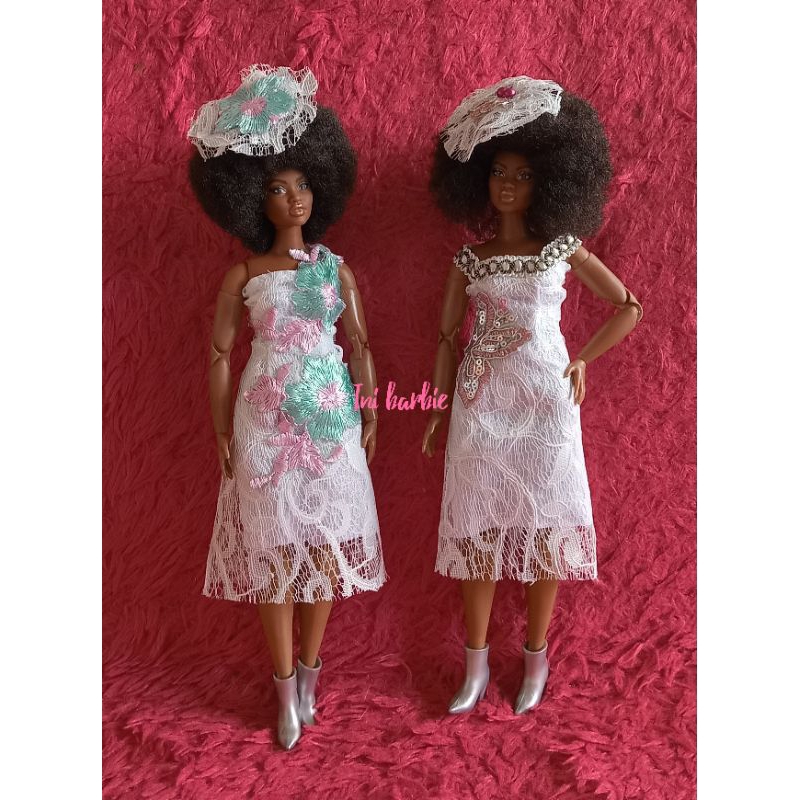 Dress handmade barbie curvy