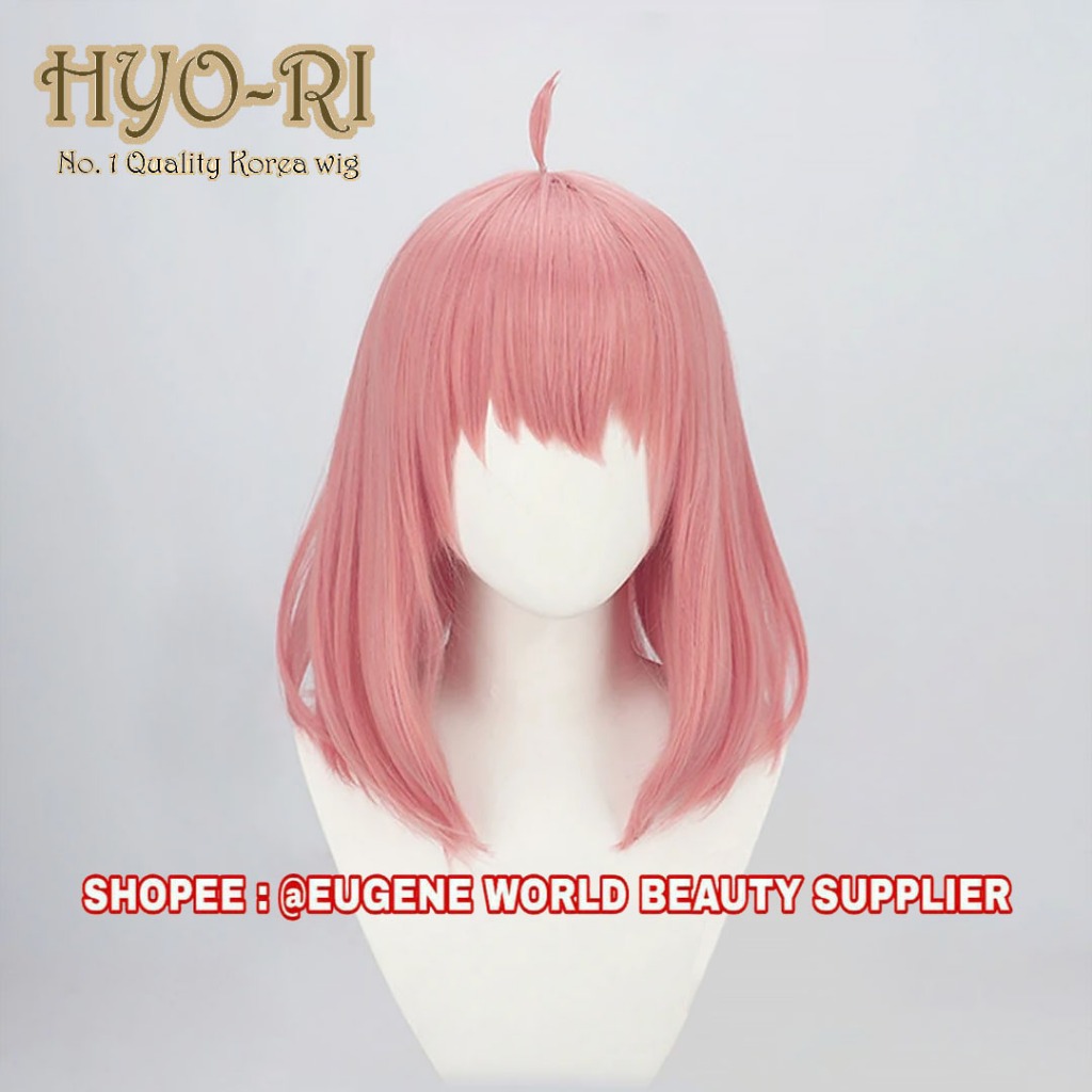 READY STOCK STYLED - WIG ANYA FORGER WIG COSPLAY ANIME SPY X FAMILY WIG CEWE CEWEK WANITA LURUS PEND