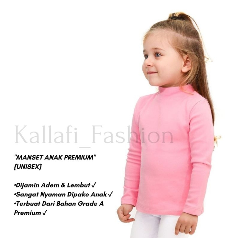 Manset Anak Perempuan dan Laki-Laki | Inner Kaos Anak Premium