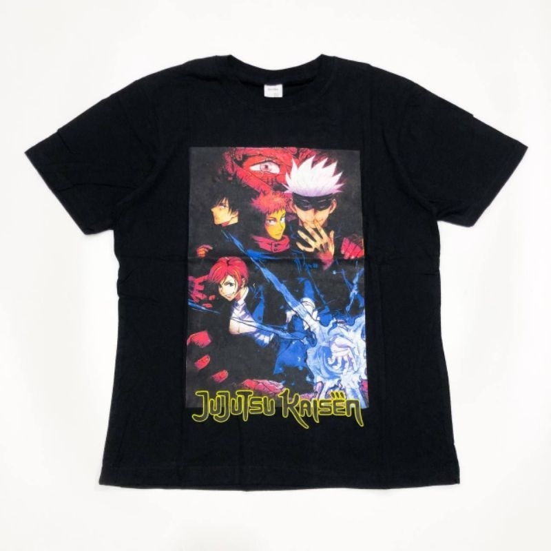 Kaos Jujutsu Kaisen / Kaos Anime / Kaos Bershka /Kaos Pria size M, L, XL