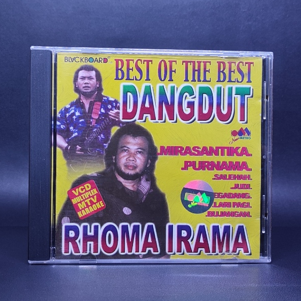 VCD RHOMA IRAMA - BEST OF THE BEST DANGDUT ORIGINAL