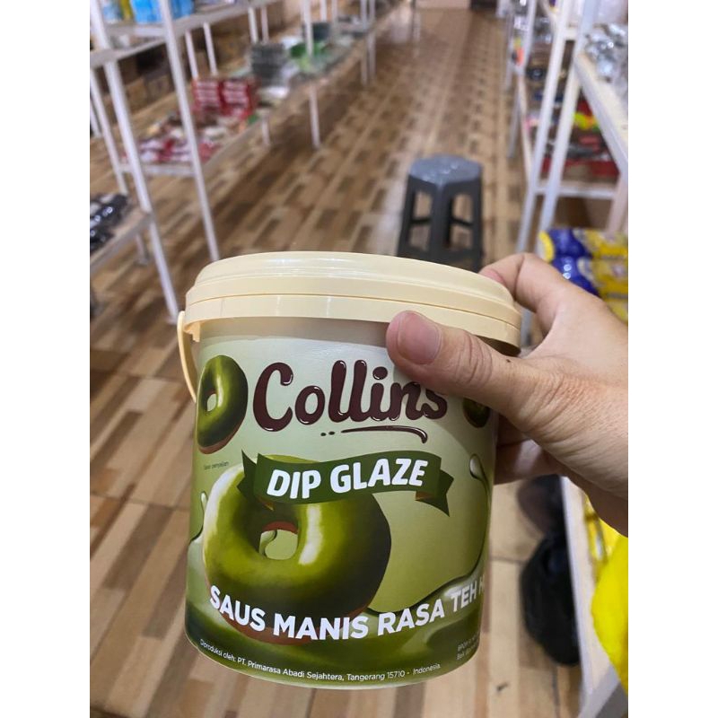 

COLLINS DIP GLAZE GREEN TEA 1KG/TOPING DONAT/SELAI DONAT MACHA