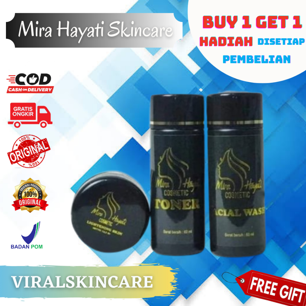 MH Skincare Mira Hayati Cosmetic Whitening Paket Basic Bpom Original