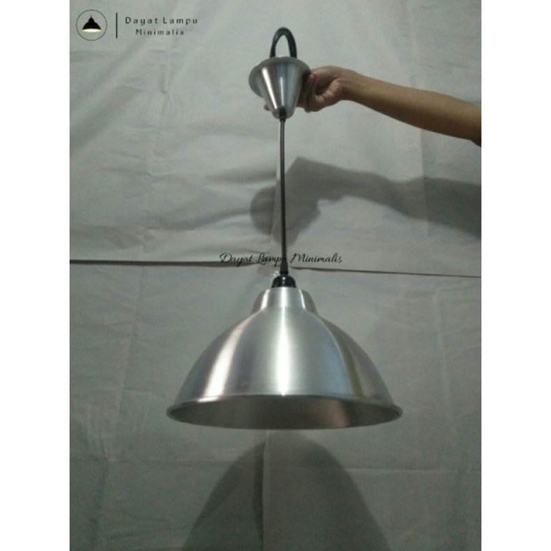 Kap lampu gantung barbershop, lampu gantung caffe, lampu gantung resto, lampu gantung industrial alu