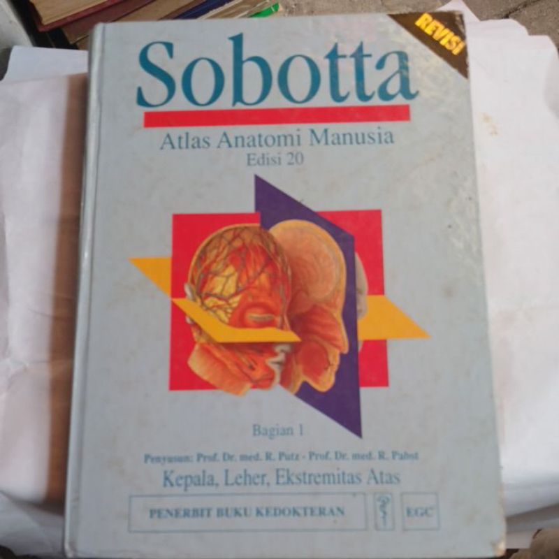 SOBOTTA EDISI 20 ,ATLAS ANATOMI MANUSIA ,kondisi Bekas