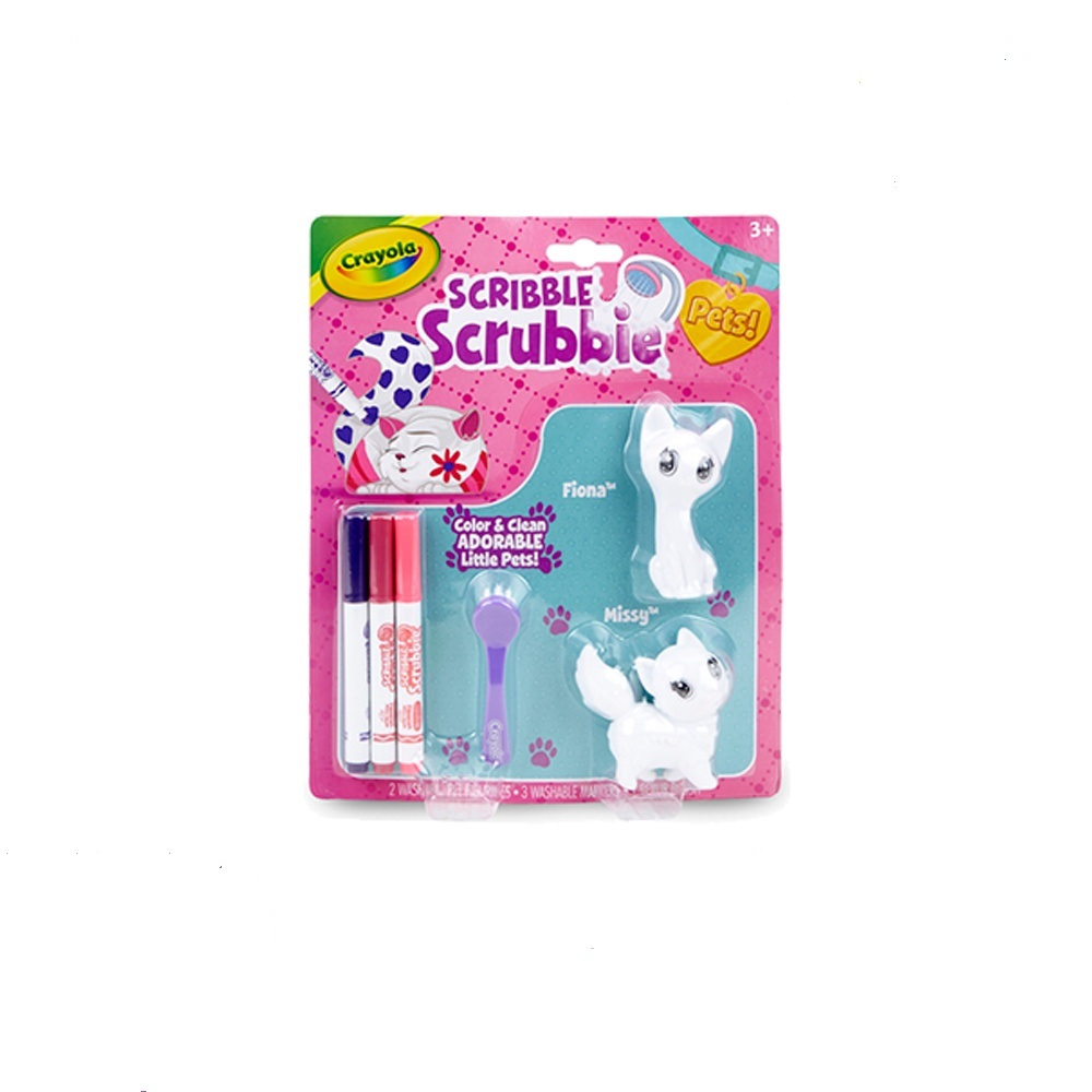 

CRAYOLA Scribble Scrubbie Pets Refill Cats 6Pk