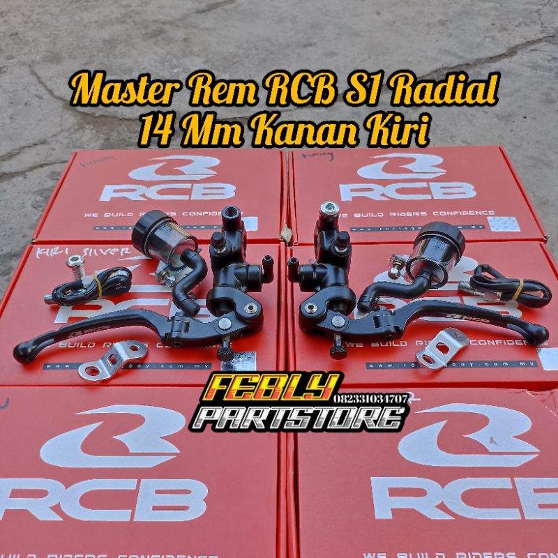 MASTER REM RCB RADIAL S1 NAMX PCX ADV XMAX MASTER REM RCB RADIAL S1 14MM KIRI KANAN MASTER REM RCB S