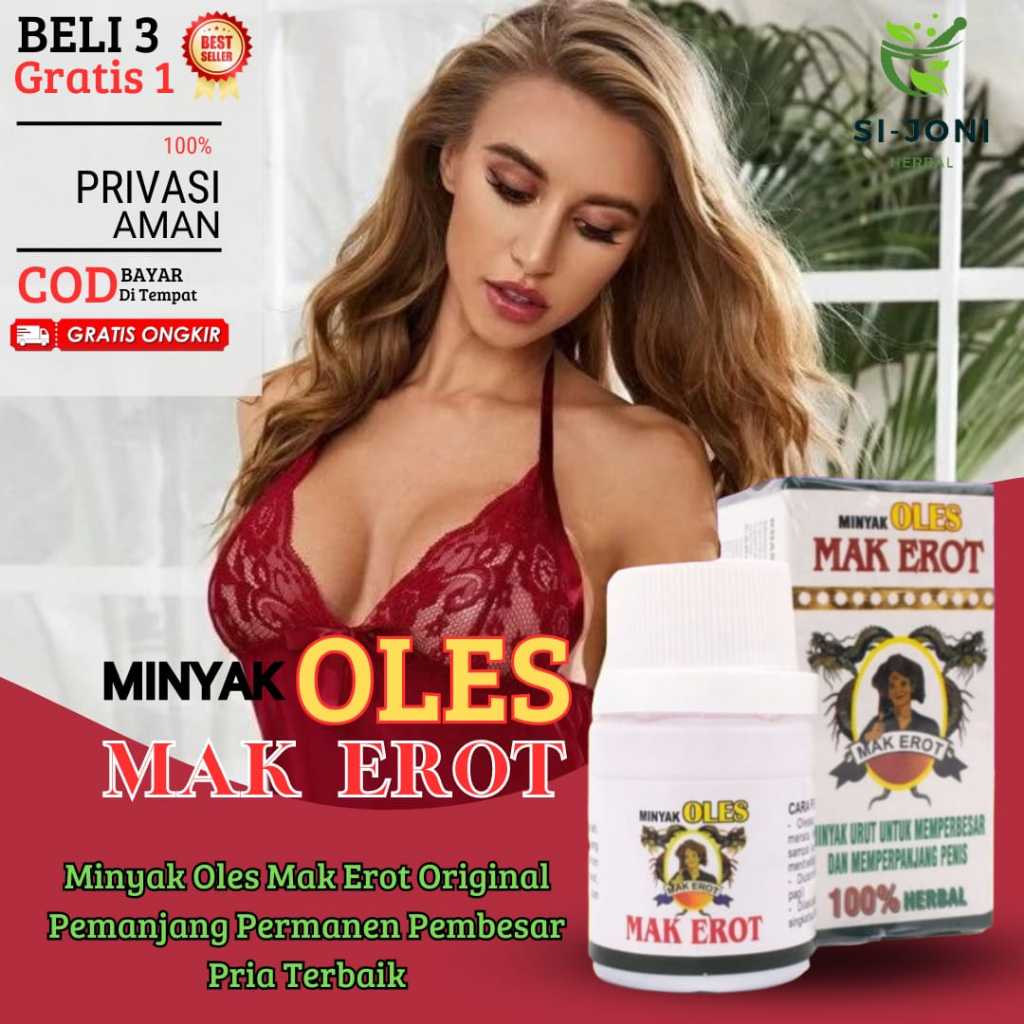 TERLARIS - Original Pembesar Minyak Urut Mak Erot 100%