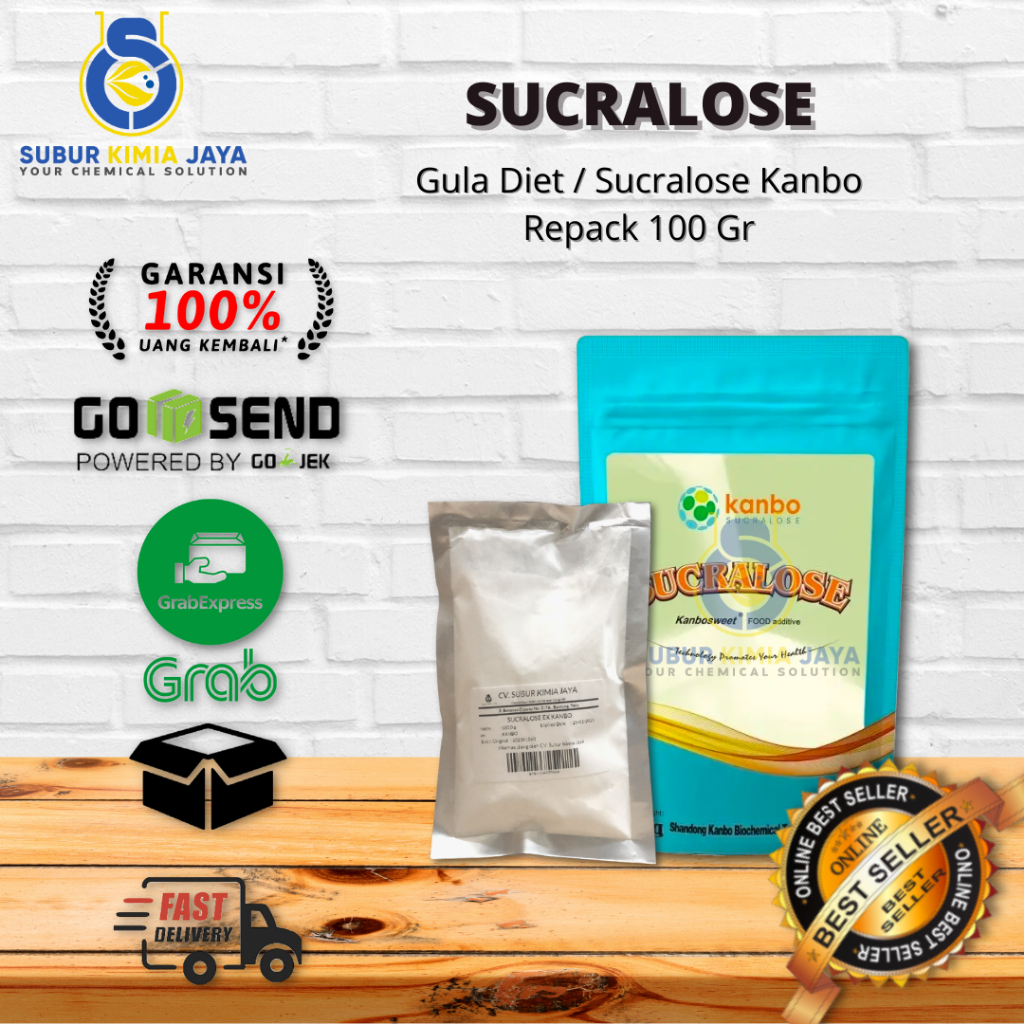 

Sucralose 100 GR/ Sucralosa / Gula diet 0 kalori