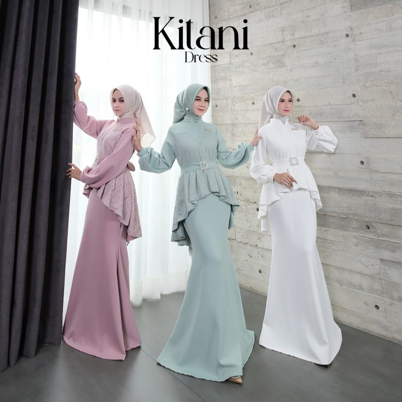 KITANI DRESS || SEQAA OFFICIAL || Dress duyung bahan Vaganza scuba premium || Dress pesta || dress p