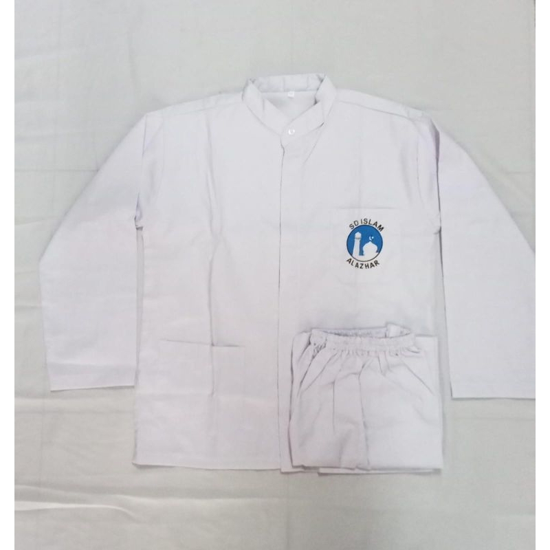

SERAGAM SEKOLAH SET BAJU MUSLIM LAKI LAKI SD AL AZHAR