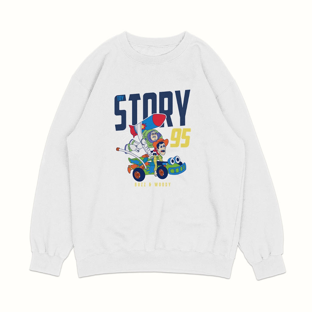 SWEATER ROCKET BUZZ WOODY OVERSIZE PRIA WANITA GAWA