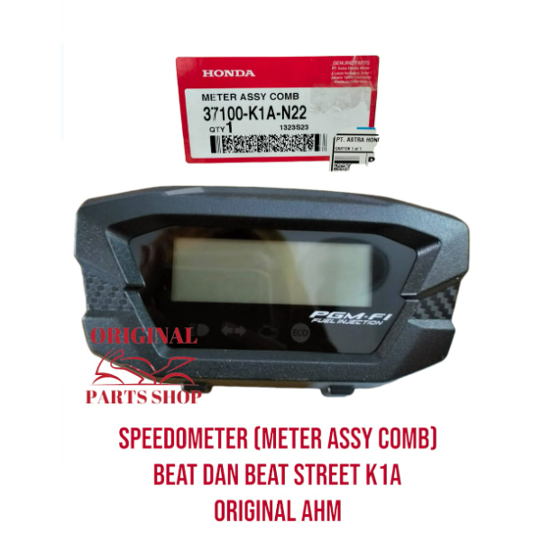 SPEEDOMETER KILOMETER KM MOTOR BEAT STREET HONDA ORIGINAL 37100K1AN22