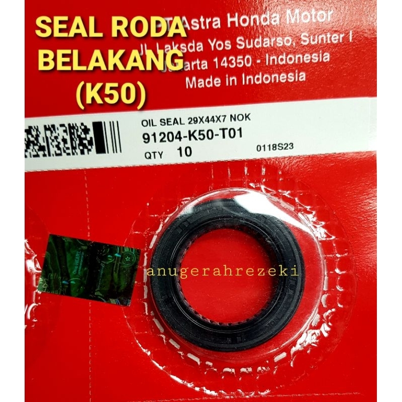 OIL SEAL / SEAL AS RODA BELAKANG MOTOR HONDA BEAT KARBU/SCOOPY/VARIO 110 ESP/GENIO (ORIGINAL)