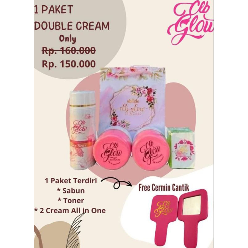 1 paket hemat clb glow original