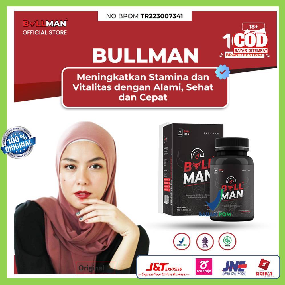 Bullman Original BPOM Herbal Penambah Stamina Pria