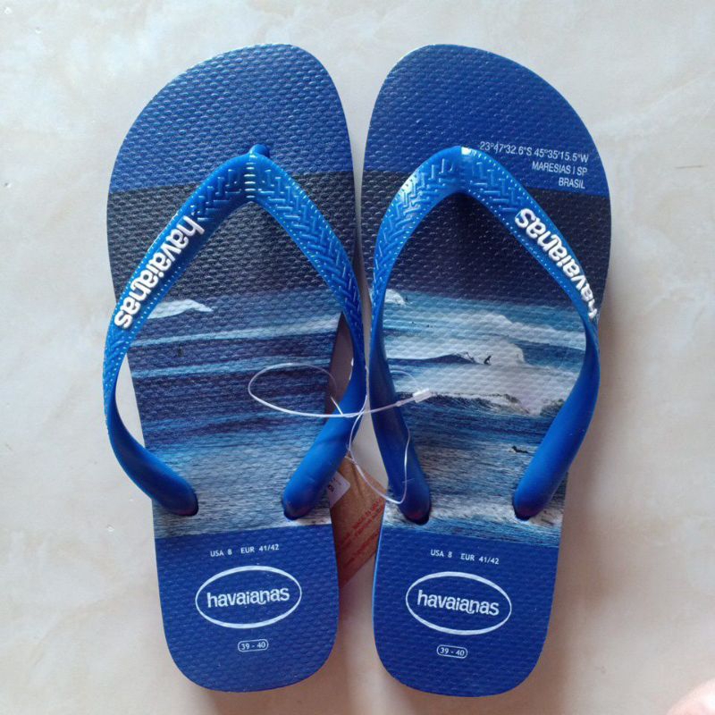 Sandal Pria Havaianas Hype Fc Original - Blue