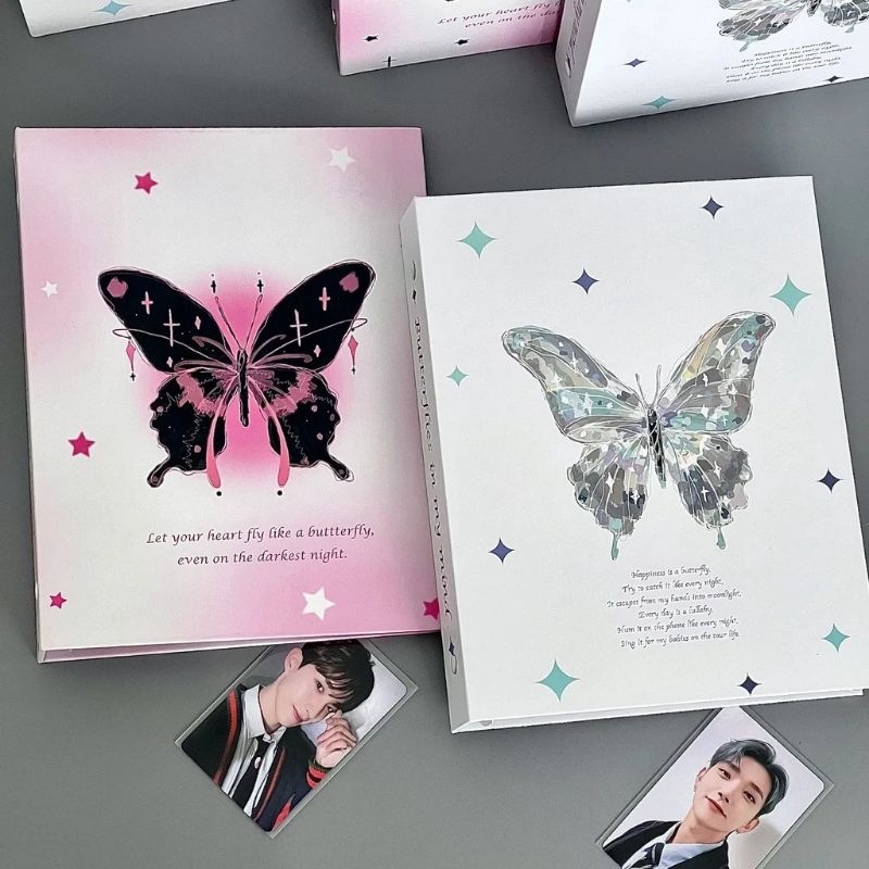 

binder A5 6 rings butterfly albim / ina εϊз [ cloud b ]