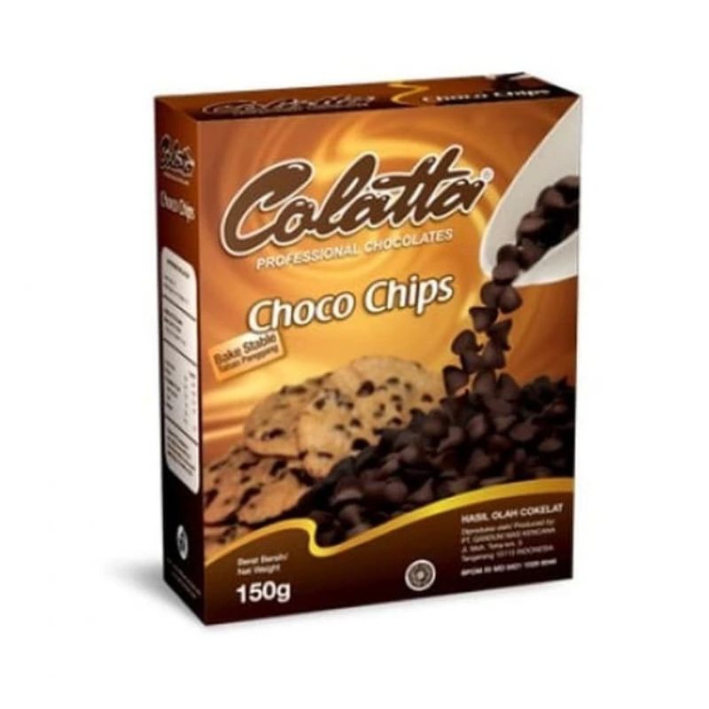 

COLATTA CHOCO CHIPS COKELAT SEGITIGA 150GR