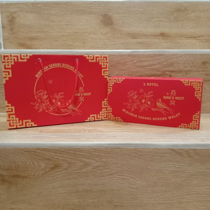 

Kotak Hadiah / Kotak Walet Minuman Red isi 3 pcs