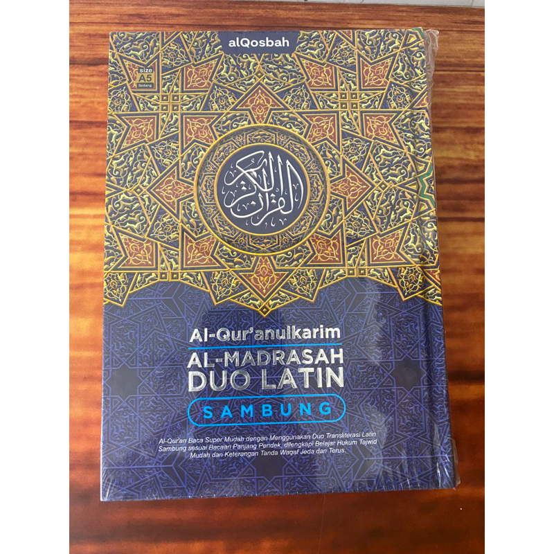 AlQuran duo Latin sambung al madrasah A5