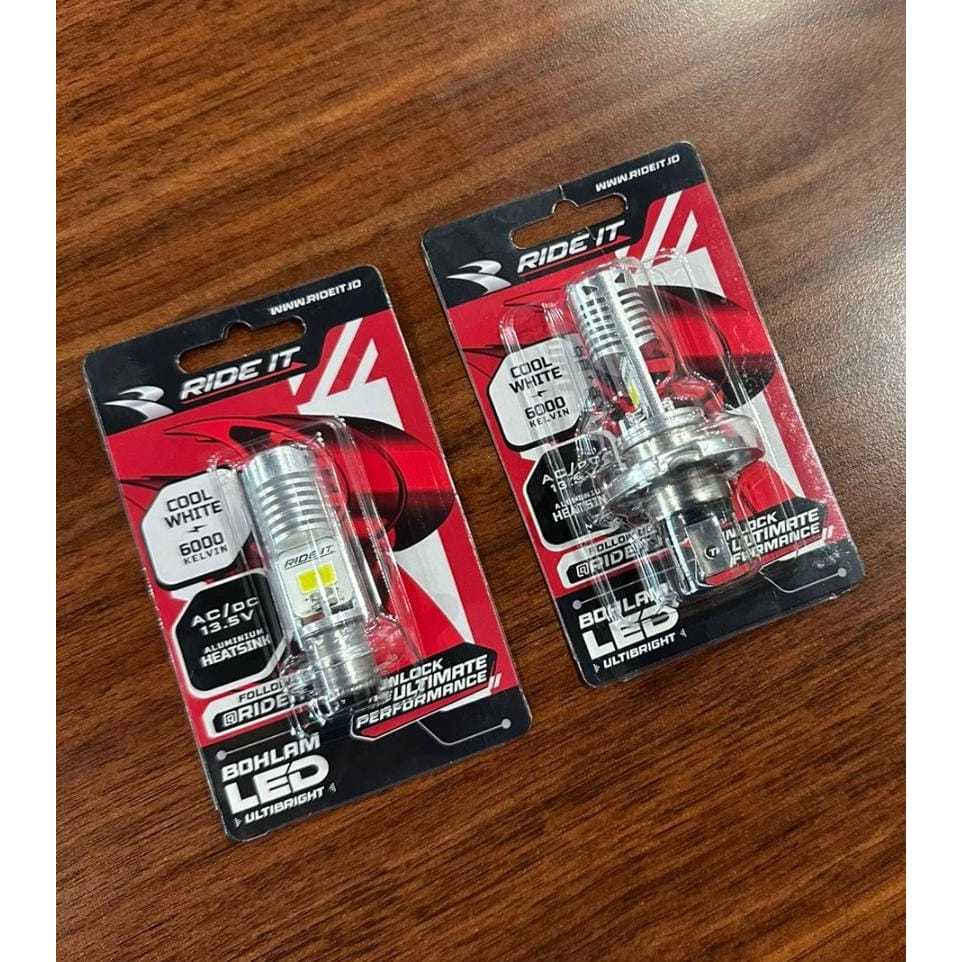 LAMPU DOP DEPAN LAMPU UTAMA LED H6 DAN H4 RIDE IT ACDC