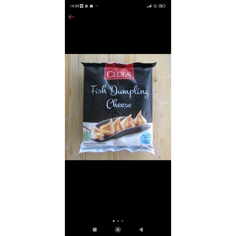 

Cedea fish dumpling cheese 200 gr