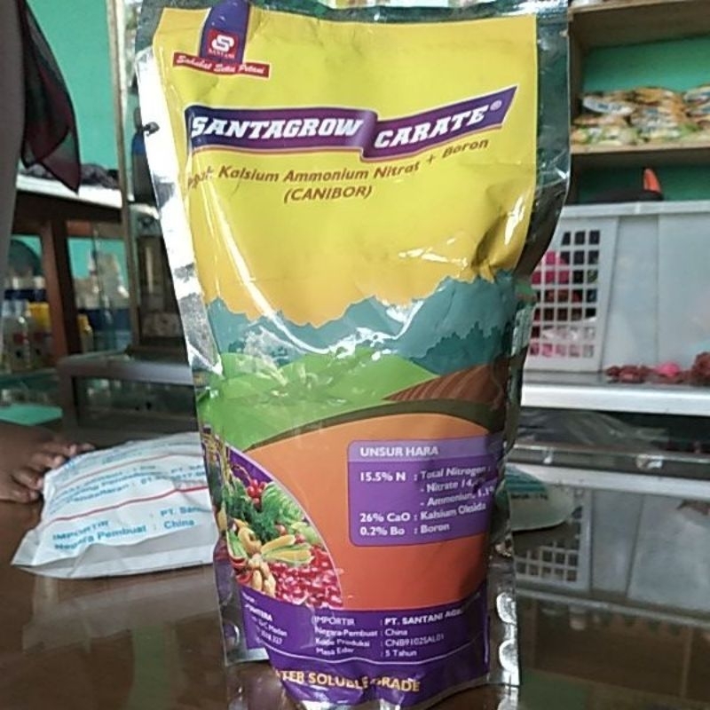 Canibor - Santagrow  Calsium nitrat + Boron (CANIBOR) 1Kg Original 100% Termurah