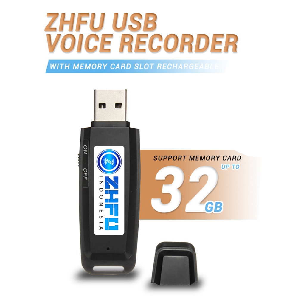USB Voice Recorder flash disk drive Alat Rekam Suara Perekam Spy Perekam Suara FlashDisk Alat Pereka