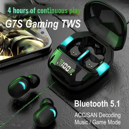 G7S TWS Headset Earphone Wireless Bluetooth 5.0 Gaming Mode Low Delay