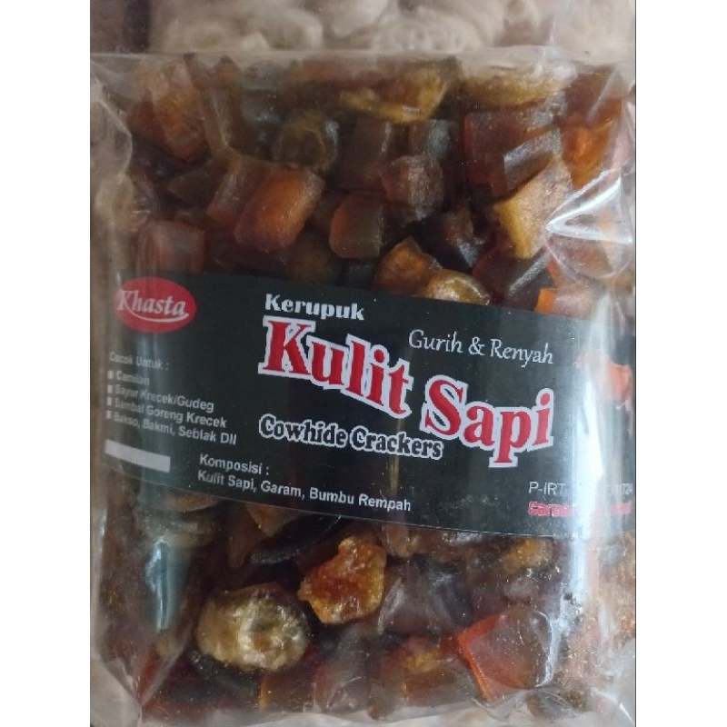 kerupuk kulit sapi 1kg