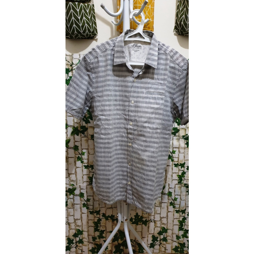 S. Oliver kemeja wanita lengan pendek