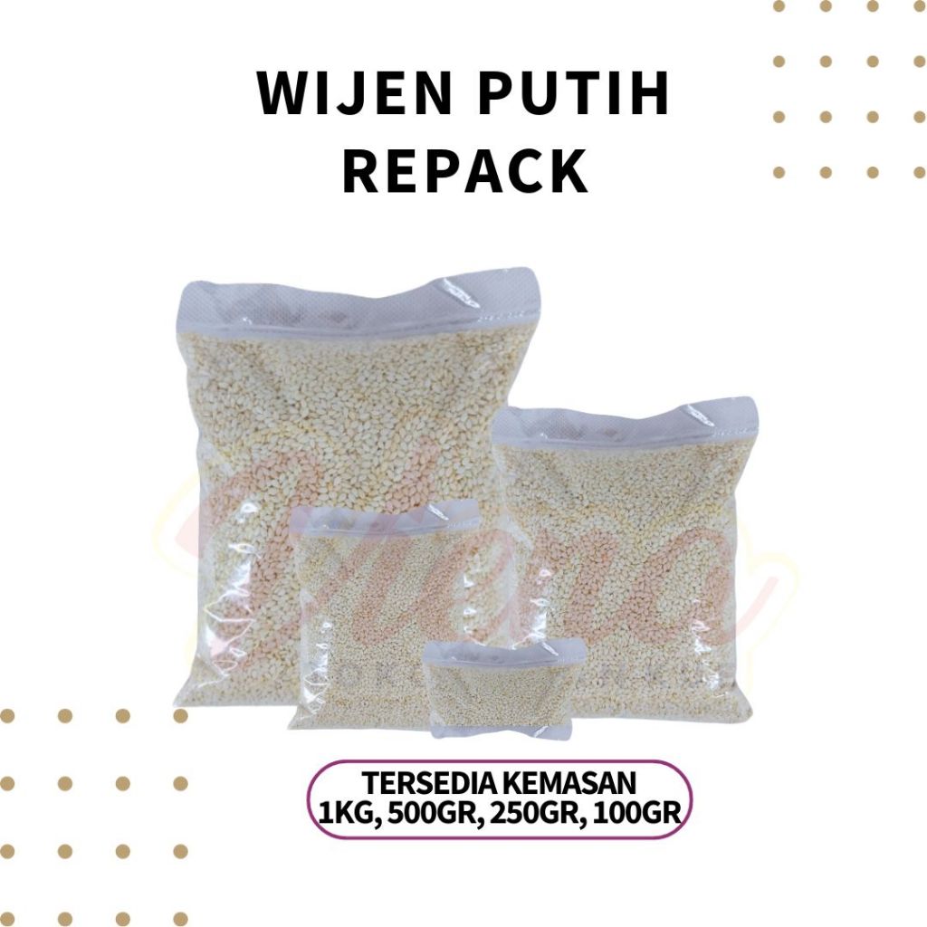 

Wijen Putih REPACK 500gr / Sesame