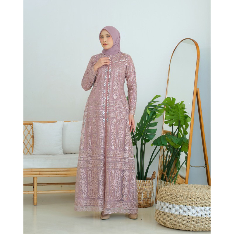 GAMIS TILE REGINA/ GAMIS KONDANGAN/ GAMIS BRUKAT/GAMIS BROKAT/GAMIS BRUKAT TERBARU/GAMIS PESTA/ GAMI