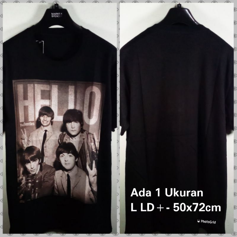 Kaos The Beatles Vintage Hello