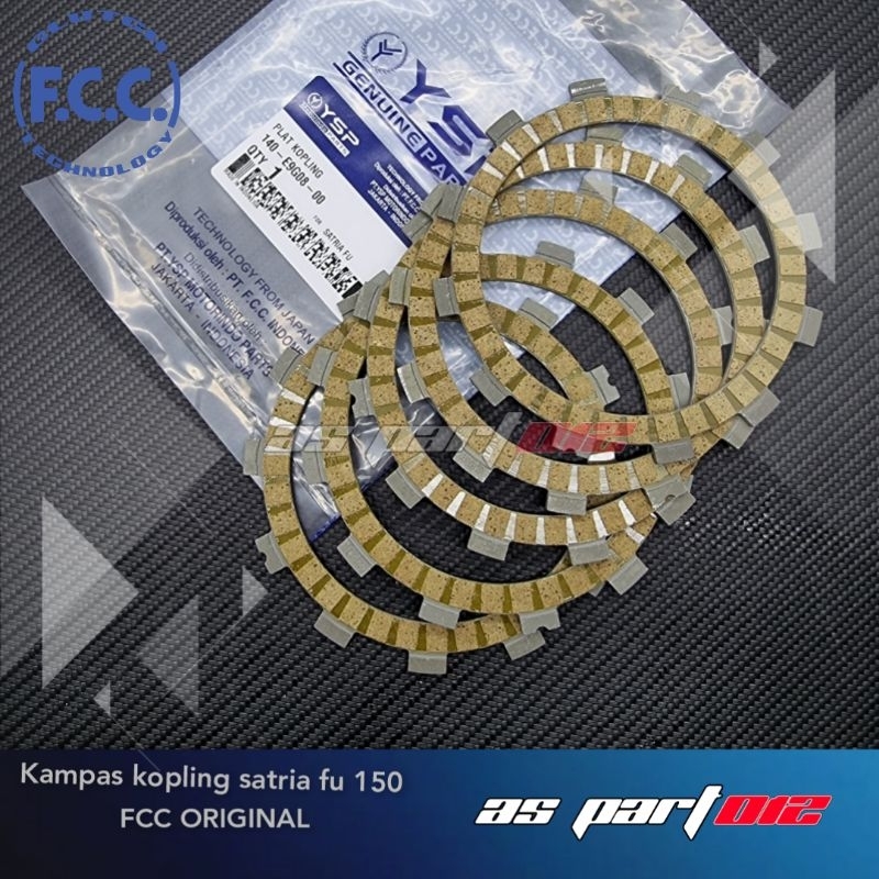 PLAT KAMPAS KOPLING SATRIA FU FCC JAPAN ORIGINAL SATU SET