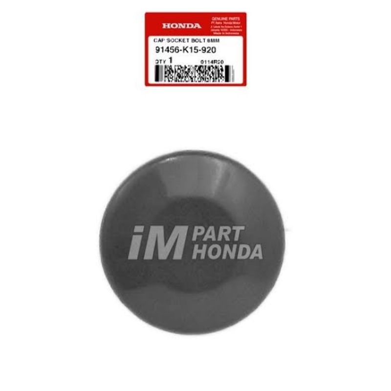 91456-K15-920 Cap Tutup Baut Raiser CB 150 R Socket Bolt Baut 8mm Raiser CB 150 ORI AHM