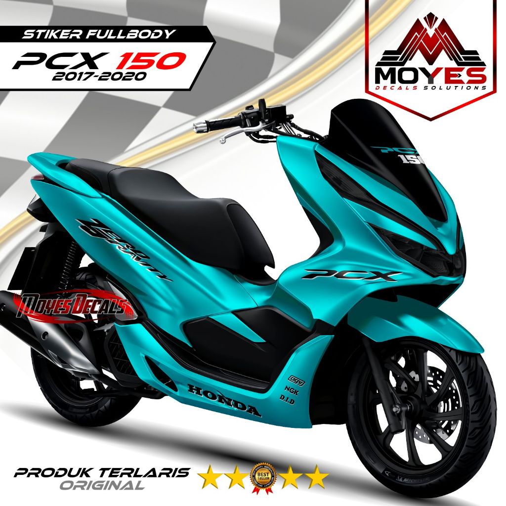 Decal PCX 150 Fullbody Sticker Motor Honda Motif Polos(COD)