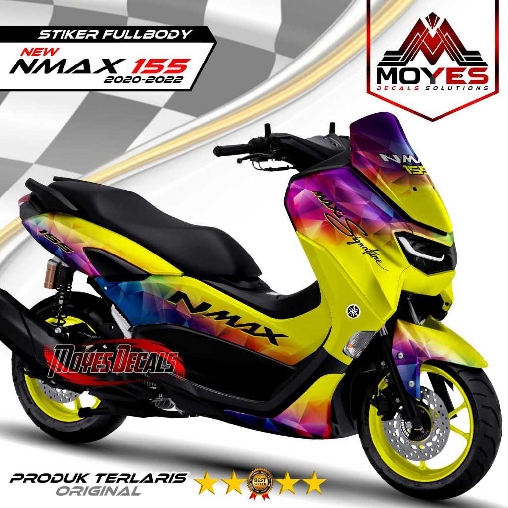 Stiker Nmax New 155 Fullbody / Decal Stiker Nmax new Motif Abstrak MYS412