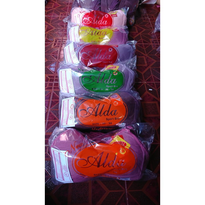 ALDA SPORT BRA (Dewasa)  1 LUSIN//BRA WANITA NYAMAN