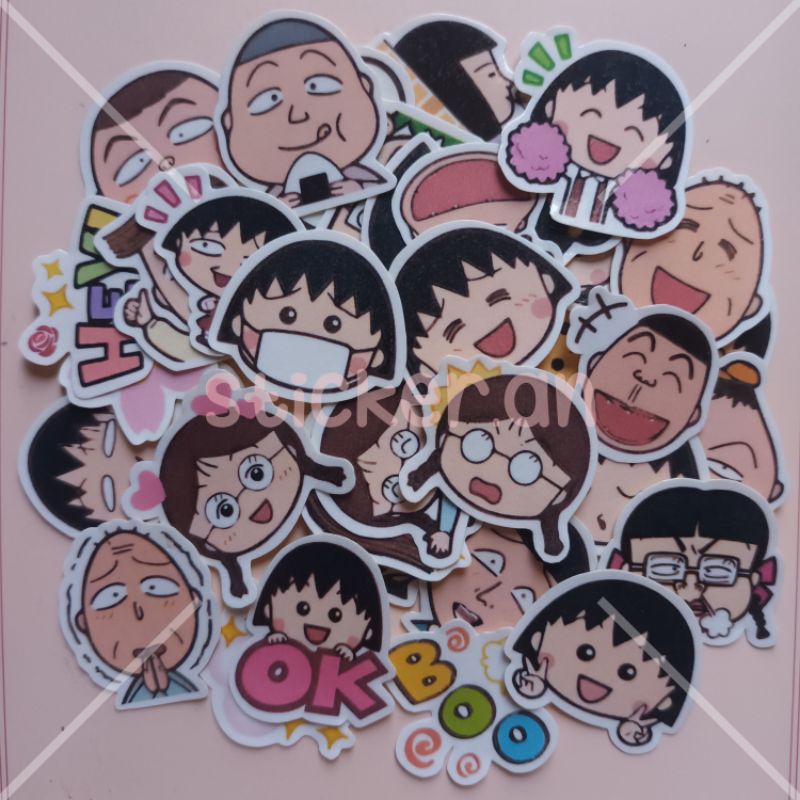 

Sticker Chibi Maruko-Chan 40pcs for Planner/ Scrapbook/ BuJo/ Journal/ DIY