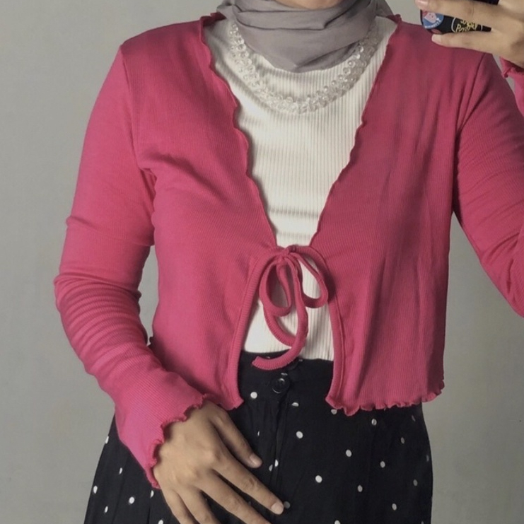 Cardigan crop rajut / Kardigan rajut knit /Cardi Crop Knit// Korean cardi crop// Cardi Crop Kriwil//