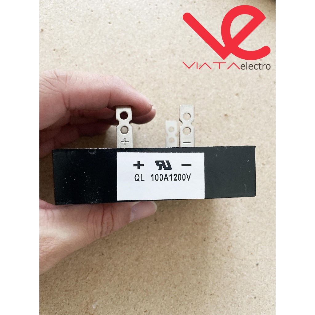 DIODA KIPROK 100A 1200V + HEATSINK DIODA BRIDGE 10 AMPERE 1200 VOLT DIODA KOTAK 4 KAKI ups
