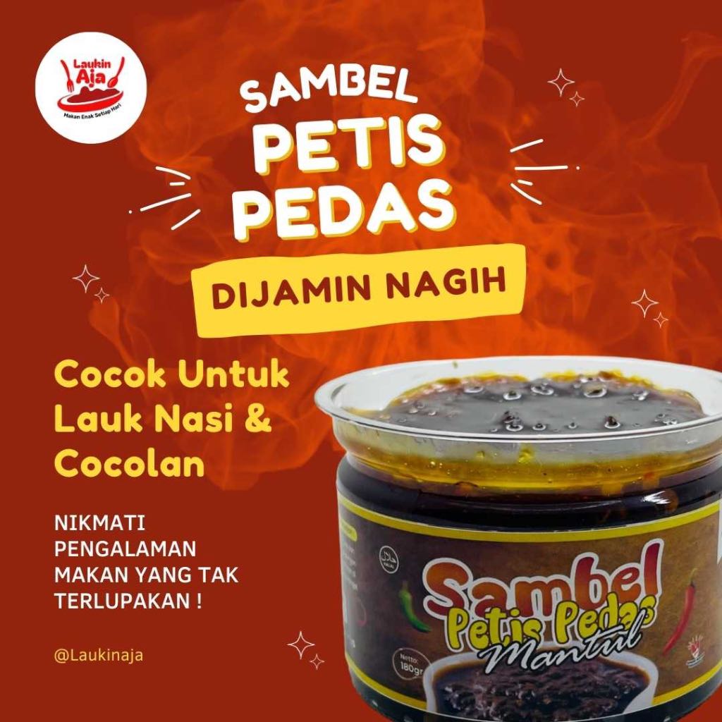 

Sambel Petis Pedas - Siap Makan - Cocok Untuk Lauk Nasi Atau Cocolan Tahu