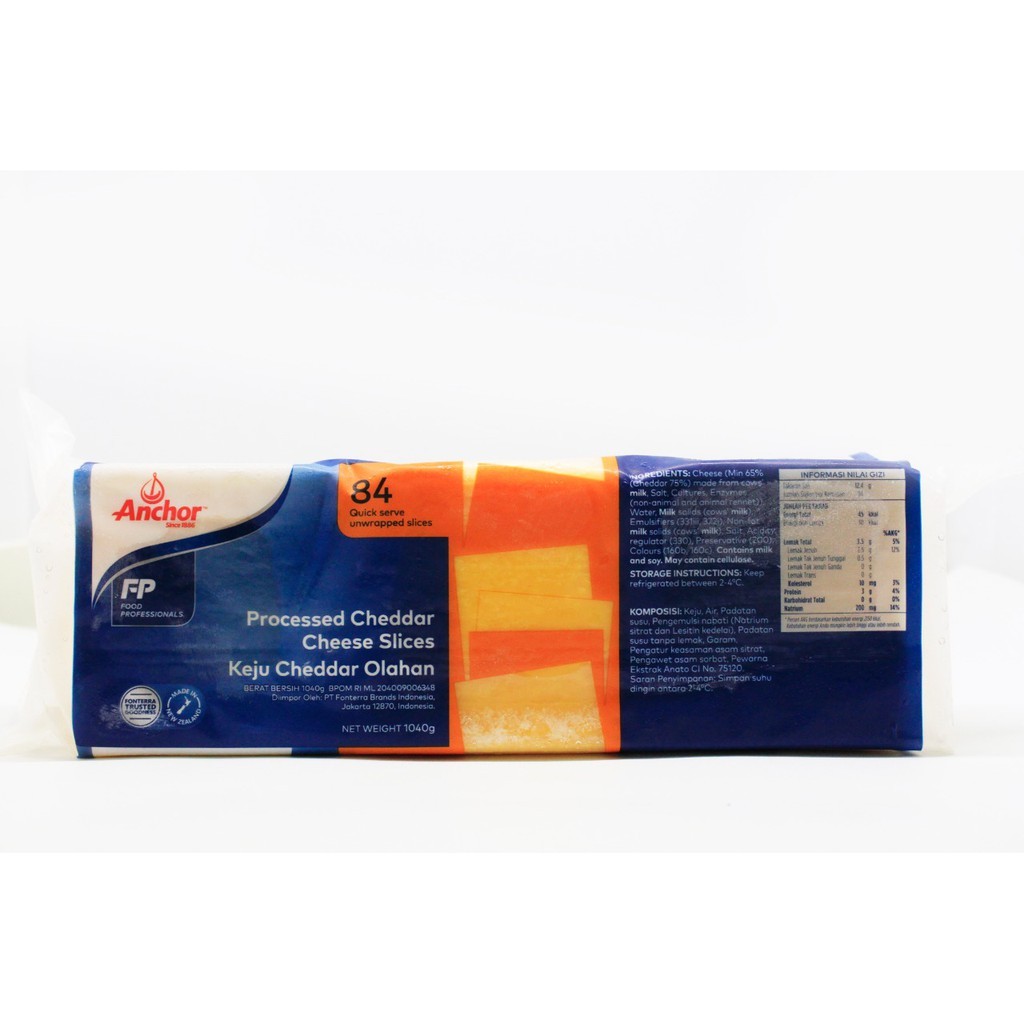 

Anchor keju cheddar olahan 1040 gr