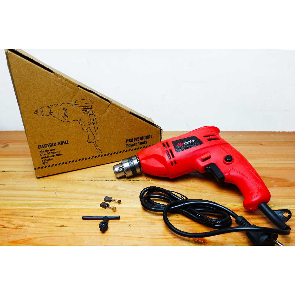 HUJIA Mesin bor listrik 380W 10mm HB - 2110